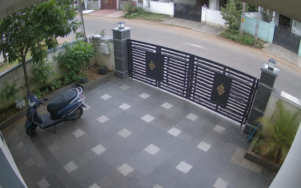 Sample camera view: Main gate
